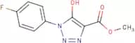 Methyl 1-(4-fluorophenyl)-5-hydroxy-1H-1,2,3-triazole-4-carboxylate