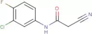 N-(3-Chloro-4-fluorophenyl)-2-cyanoacetamide