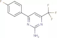 4-(4-Fluorophenyl)-6-(trifluoromethyl)pyrimidin-2-amine