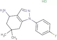 1-(4-Fluorophenyl)-6,6-dimethyl-4,5,6,7-tetrahydro-1H-indazol-4-amine hydrochloride