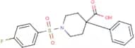 1-[(4-Fluorophenyl)sulfonyl]-4-phenylpiperidine-4-carboxylic acid