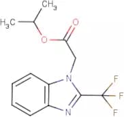 Propan-2-yl [2-(trifluoromethyl)-1H-benzimidazol-1-yl]acetate