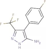 4-(4-Fluorophenyl)-3-(trifluoromethyl)-1H-pyrazol-5-amine