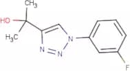 2-[1-(3-Fluorophenyl)-1H-1,2,3-triazol-4-yl]propan-2-ol
