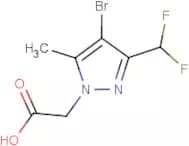 [4-Bromo-3-(difluoromethyl)-5-methyl-1H-pyrazol-1-yl]acetic acid