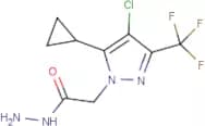 2-[4-Chloro-5-cyclopropyl-3-(trifluoromethyl)-1H-pyrazol-1-yl]acetohydrazide
