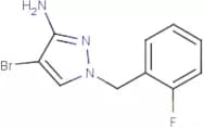4-Bromo-1-(2-fluorobenzyl)-1H-pyrazol-3-amine
