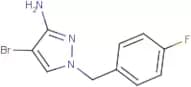 4-Bromo-1-(4-fluorobenzyl)-1H-pyrazol-3-amine
