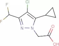 [4-Chloro-5-cyclopropyl-3-(difluoromethyl)-1H-pyrazol-1-yl]acetic acid