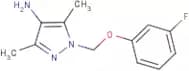 1-[(3-Fluorophenoxy)methyl]-3,5-dimethyl-1H-pyrazol-4-amine