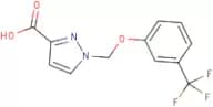 1-{[3-(Trifluoromethyl)phenoxy]methyl}-1H-pyrazole-3-carboxylic acid