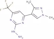 4-(1,3-Dimethyl-1H-pyrazol-4-yl)-2-hydrazinyl-6-(trifluoromethyl)pyrimidine