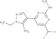 4-(Difluoromethyl)-6-(1-ethyl-5-methyl-1H-pyrazol-4-yl)-2-hydrazinylpyrimidine