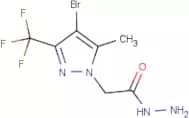 2-[4-Bromo-5-methyl-3-(trifluoromethyl)-1H-pyrazol-1-yl]acetohydrazide