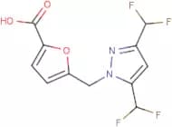 5-{[3,5-Bis(difluoromethyl)-1H-pyrazol-1-yl]methyl}furan-2-carboxylic acid