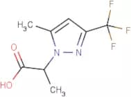 2-[5-Methyl-3-(trifluoromethyl)-1H-pyrazol-1-yl]propanoic acid