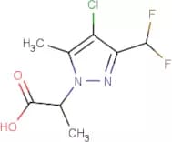 2-[4-Chloro-3-(difluoromethyl)-5-methyl-1H-pyrazol-1-yl]propanoic acid