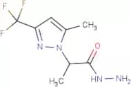 2-[5-Methyl-3-(trifluoromethyl)-1H-pyrazol-1-yl]propanehydrazide