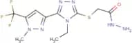 2-({4-Ethyl-5-[1-methyl-5-(trifluoromethyl)-1H-pyrazol-3-yl]-4H-1,2,4-triazol-3-yl}sulfanyl)acetoh…