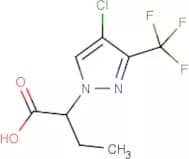 2-[4-Chloro-3-(trifluoromethyl)-1H-pyrazol-1-yl]butanoic acid