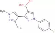 1-(4-Fluorophenyl)-1',3'-dimethyl-1H,1'H-3,4'-bipyrazole-4-carboxylic acid