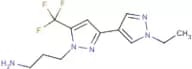 3-[1'-Ethyl-5-(trifluoromethyl)-1H,1'H-3,4'-bipyrazol-1-yl]propan-1-amine