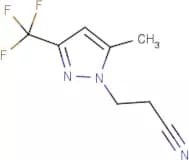 3-[5-Methyl-3-(trifluoromethyl)-1H-pyrazol-1-yl]propanenitrile