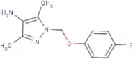 1-[(4-Fluorophenoxy)methyl]-3,5-dimethyl-1H-pyrazol-4-amine