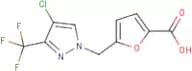 5-{[4-Chloro-3-(trifluoromethyl)-1H-pyrazol-1-yl]methyl}furan-2-carboxylic acid
