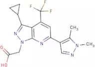 [3-Cyclopropyl-6-(1,5-dimethyl-1H-pyrazol-4-yl)-4-(trifluoromethyl)-1H-pyrazolo[3,4-b]pyridin-1-yl…