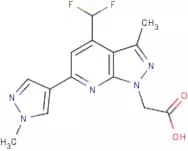 [4-(Difluoromethyl)-3-methyl-6-(1-methyl-1H-pyrazol-4-yl)-1H-pyrazolo[3,4-b]pyridin-1-yl]acetic ac…