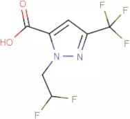1-(2,2-Difluoroethyl)-3-(trifluoromethyl)-1H-pyrazole-5-carboxylic acid