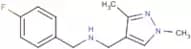 1-(1,3-Dimethyl-1H-pyrazol-4-yl)-N-(4-fluorobenzyl)methanamine