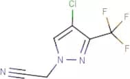 [4-Chloro-3-(trifluoromethyl)-1H-pyrazol-1-yl]acetonitrile