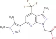 [6-(1,5-Dimethyl-1H-pyrazol-4-yl)-3-methyl-4-(trifluoromethyl)-1H-pyrazolo[3,4-b]pyridin-1-yl]acet…