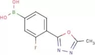 3-Fluoro-4-(5-methyl-1,3,4-oxadiazol-2-yl)phenylboronic acid