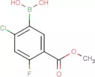 2-Chloro-4-fluoro-5-methoxycarbonylphenylboronic acid