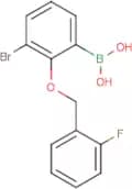 3-Bromo-2-(2'-fluorobenzyloxy)phenylboronic acid