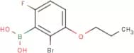 2-Bromo-6-fluoro-3-propoxyphenylboronic acid