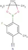 4-Cyano-2-fluoro-5-methylphenylboronic acid, pinacol ester