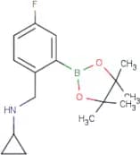 2-(Cyclopropylaminomethyl)-5-fluorophenylboronic acid, pinacol ester