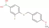 3-Fluoro-4-(4-methoxybenzylthio)phenylboronic acid
