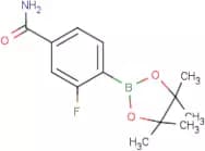 3-Fluoro-4-(tetramethyl-1,3,2-dioxaborolan-2-yl)benzamide