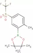 2-Methyl-5-(trifluoromethylsulfonyl)phenylboronic acid, pinacol ester