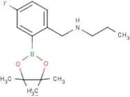 2-(Propylaminomethyl)-5-fluorophenylboronic acid, pinacol ester