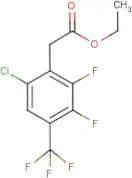 Ethyl 6-chloro-2,3-difluoro-4-(trifluoromethyl)phenylacetate