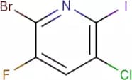 2-Bromo-5-chloro-3-fluoro-6-iodo-pyridine