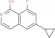 6-Cyclopropyl-8-fluoroisoquinolin-1(2H)-one