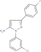 5-Amino-1-(3-chlorophenyl)-3-(4-fluorophenyl)-1H-pyrazole