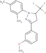 1-(2,4-Dimethylphenyl)-3-(3-methoxyphenyl)-5-(trifluoromethyl)-4,5-dihydro-1H-pyrazole